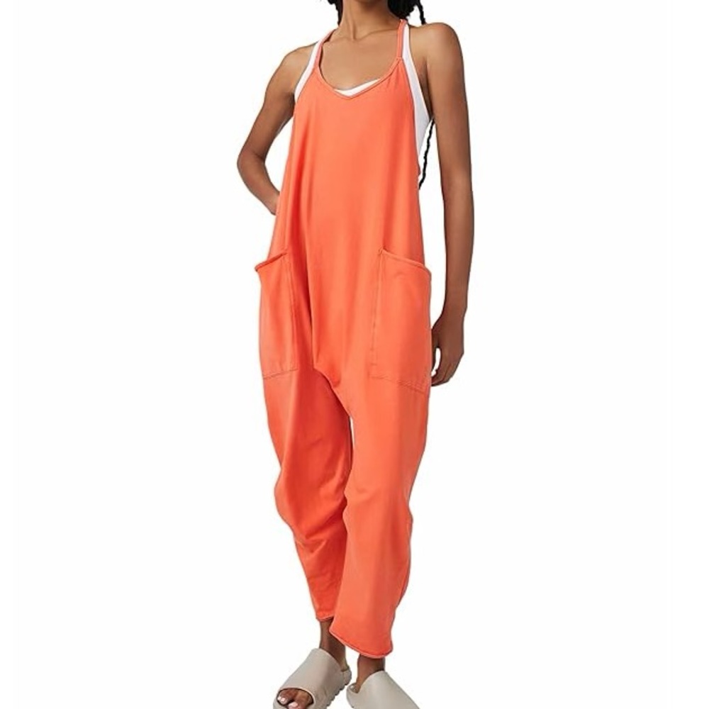FP Movement by Free People Orange Jumpsuit